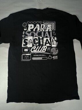 Genuine Dan and Phil Terrible Influence Tour Black Long Sleeve T-Shirt Medium